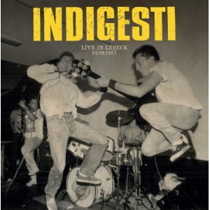 INDIGESTI-Live In Lübeck, 02.09.1987 LP + 7" + 64 page 11"x11" BOOK