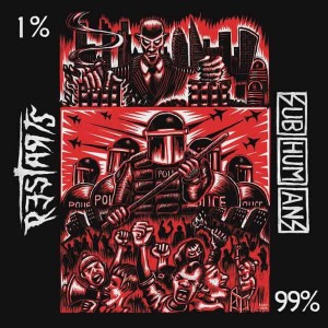 SUBHUMANS / THE RESTARTS-Split 7''